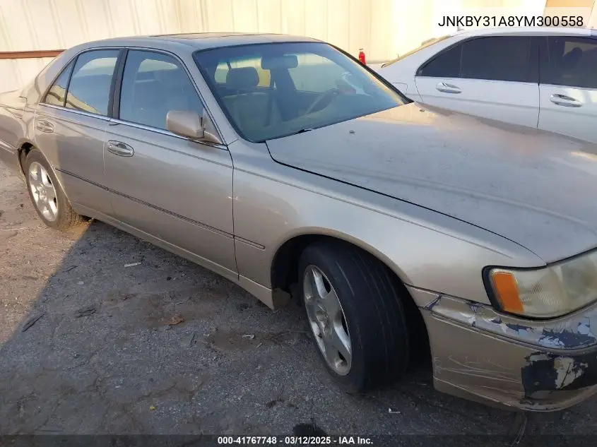 2000 Infiniti Q45 Anniversary Edition/Touring VIN: JNKBY31A8YM300558 Lot: 41767748