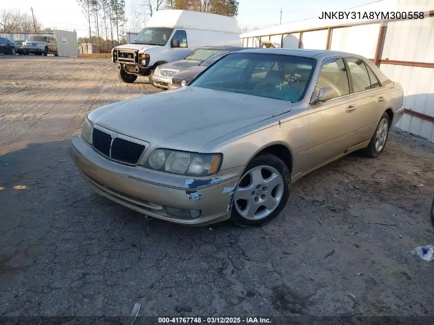 2000 Infiniti Q45 Anniversary Edition/Touring VIN: JNKBY31A8YM300558 Lot: 41767748