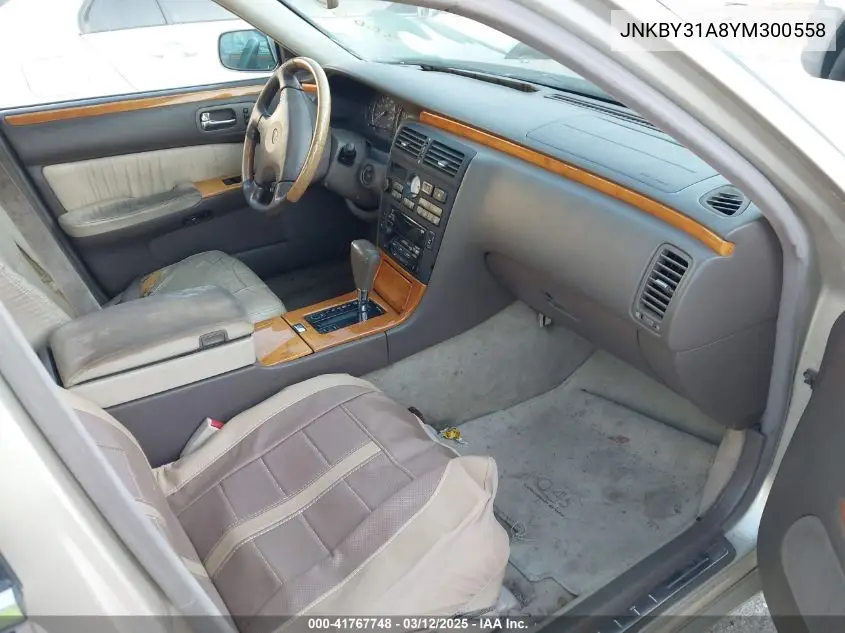 2000 Infiniti Q45 Anniversary Edition/Touring VIN: JNKBY31A8YM300558 Lot: 41767748