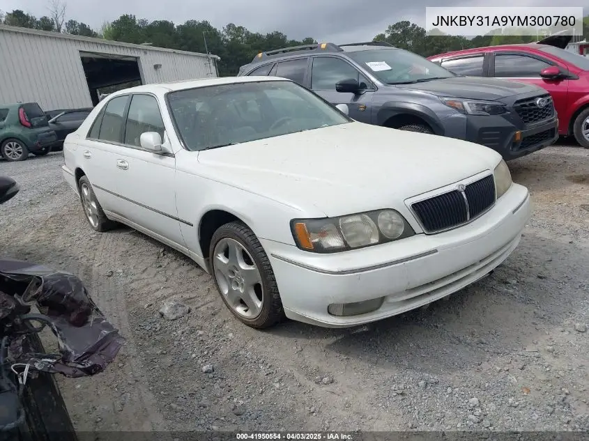 2000 Infiniti Q45 Anniversary Edition/Touring VIN: JNKBY31A9YM300780 Lot: 41950554