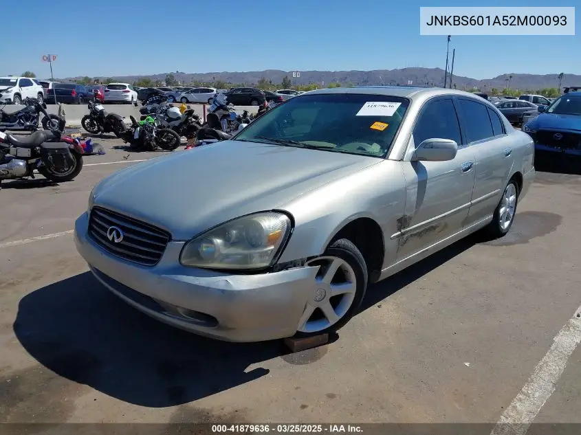 2002 Infiniti Q45 Luxury VIN: JNKBF01A52M000939 Lot: 41879636