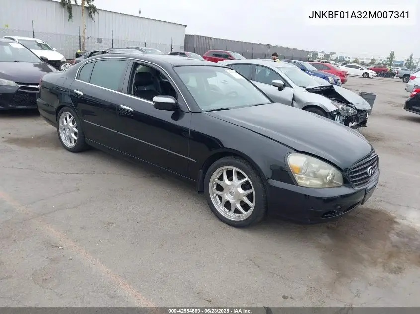 2002 Infiniti Q45 Luxury VIN: JNKBF01A32M007341 Lot: 42554669