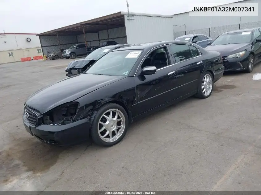 2002 Infiniti Q45 Luxury VIN: JNKBF01A32M007341 Lot: 42554669