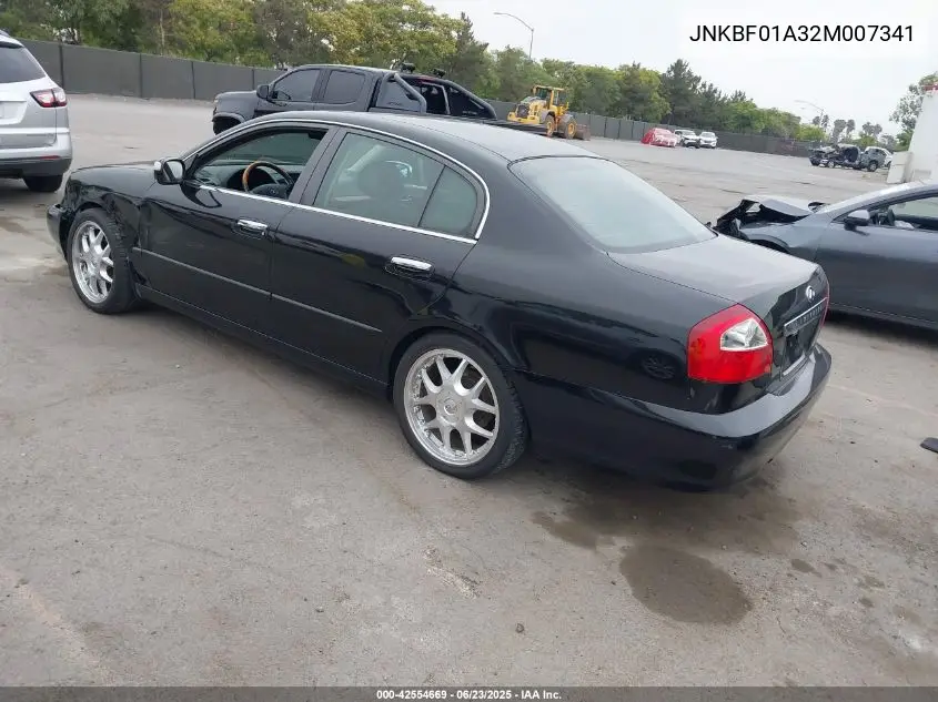 2002 Infiniti Q45 Luxury VIN: JNKBF01A32M007341 Lot: 42554669