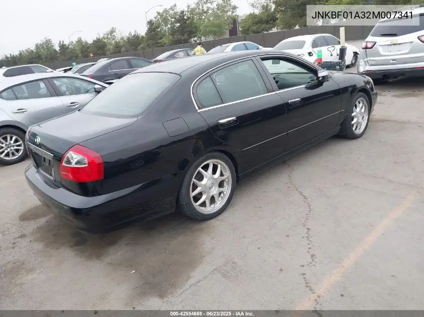 2002 Infiniti Q45 Luxury VIN: JNKBF01A32M007341 Lot: 42554669