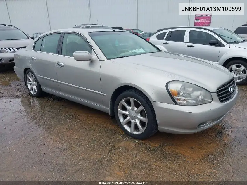 2003 Infiniti Q45 Premium VIN: JNKBF01A13M100599 Lot: 42387369