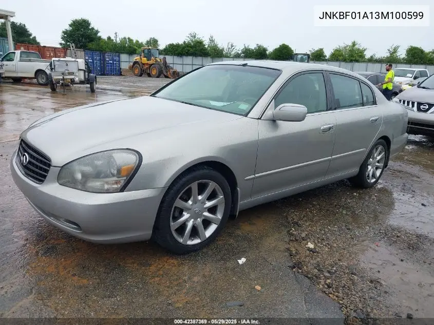 2003 Infiniti Q45 Premium VIN: JNKBF01A13M100599 Lot: 42387369
