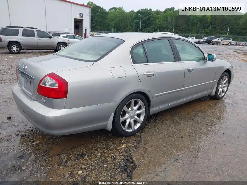 2003 Infiniti Q45 Premium VIN: JNKBF01A13M100599 Lot: 42387369