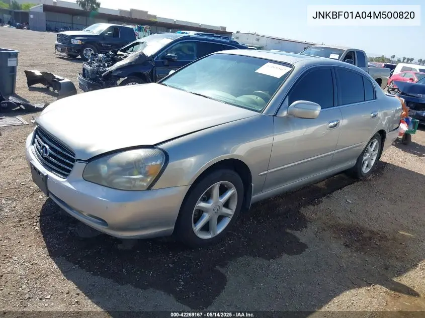 jnkbf01a04m500820 JNKBF01A04M500820 2004 Infiniti Q45 Luxury