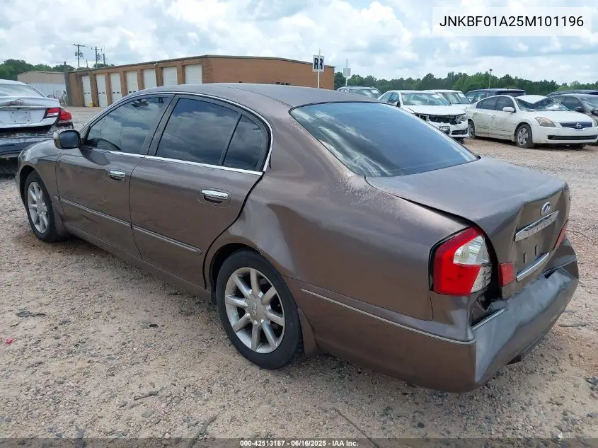 2005 Infiniti Q45 VIN: JNKBF01A25M101196 Lot: 42513187