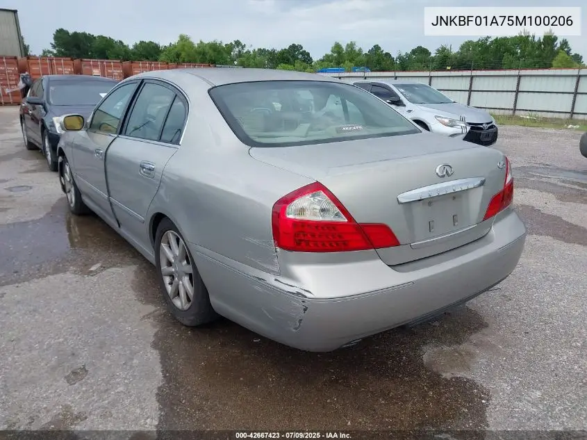jnkbf01a75m100206 JNKBF01A75M100206 2005 Infiniti Q45
