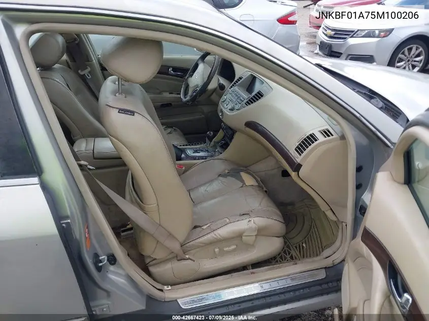 jnkbf01a75m100206 JNKBF01A75M100206 2005 Infiniti Q45