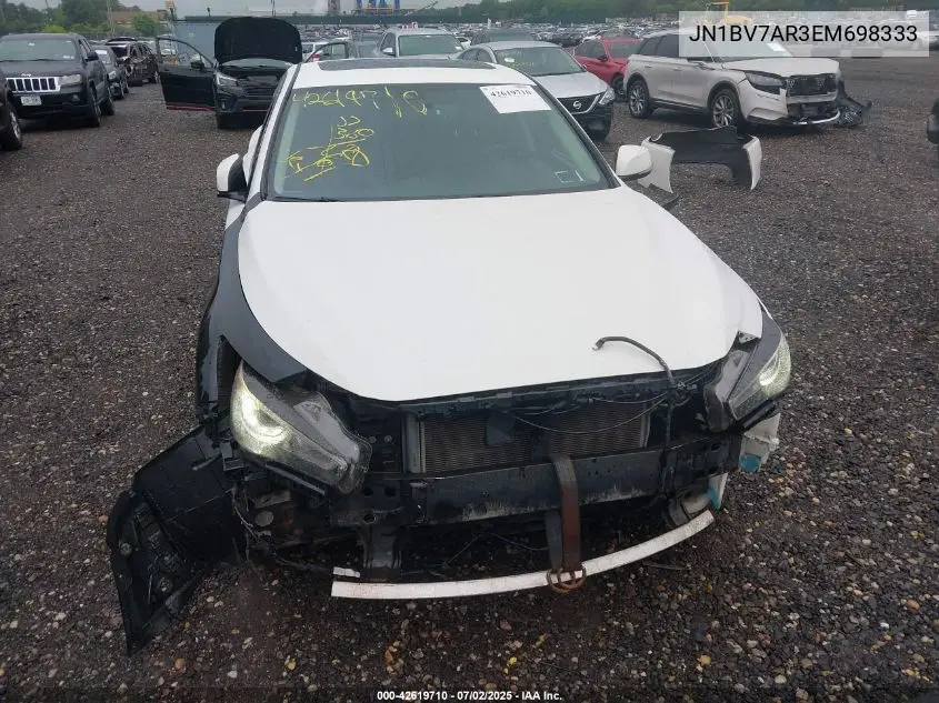 JN1BV7AR3EM698333 2014 Infiniti Q50 Sport