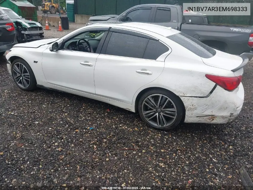 JN1BV7AR3EM698333 2014 Infiniti Q50 Sport