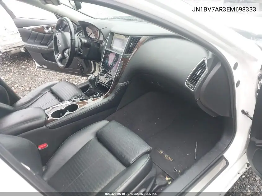 JN1BV7AR3EM698333 2014 Infiniti Q50 Sport