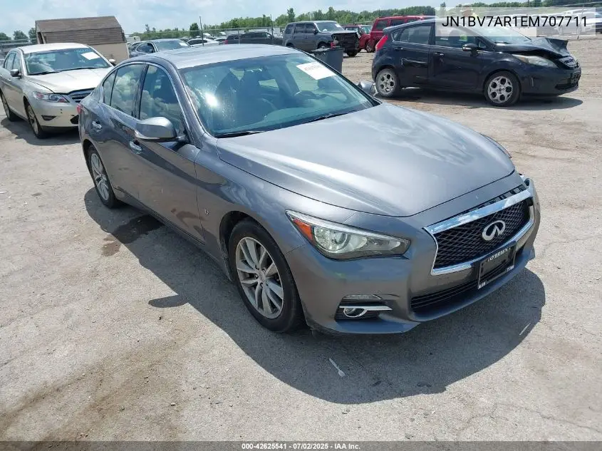 2014 Infiniti Q50 Premium VIN: JN1BV7AR1EM707711 Lot: 42625541