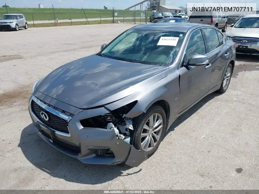 2014 Infiniti Q50 Premium VIN: JN1BV7AR1EM707711 Lot: 42625541