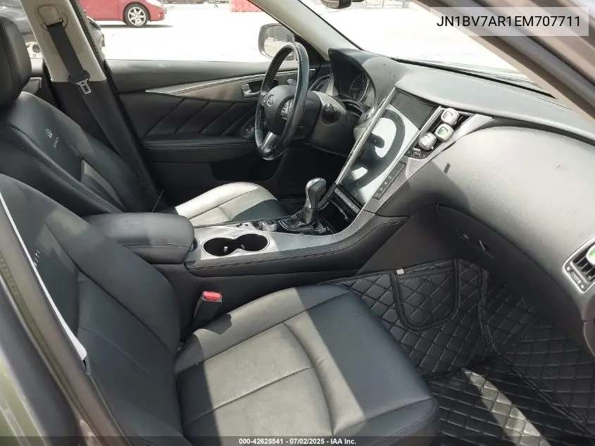 2014 Infiniti Q50 Premium VIN: JN1BV7AR1EM707711 Lot: 42625541