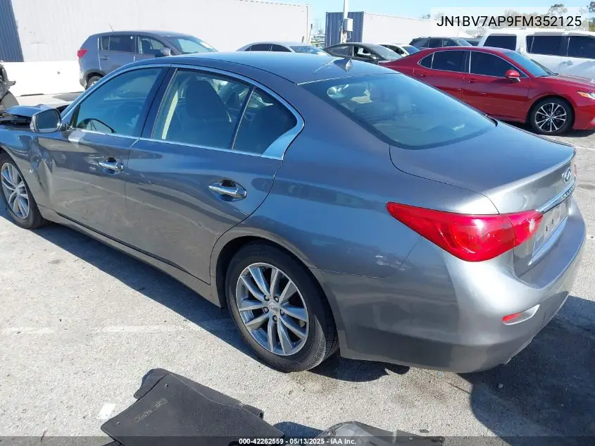 jn1bv7ap9fm352125 JN1BV7AP9FM352125 2015 Infiniti Q50 Premium