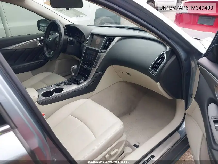 2015 Infiniti Q50 VIN: JN1BV7AP6FM349490 Lot: 42643199