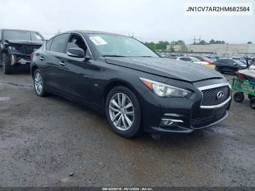 2017 Infiniti Q50 2.0T Premium VIN: JN1CV7AR2HM682584 Lot: 42226116