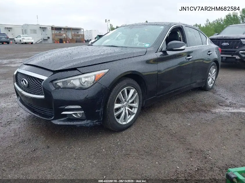 2017 Infiniti Q50 2.0T Premium VIN: JN1CV7AR2HM682584 Lot: 42226116