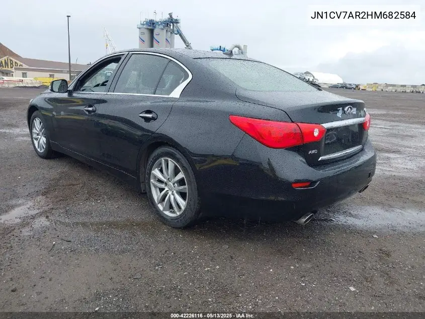 2017 Infiniti Q50 2.0T Premium VIN: JN1CV7AR2HM682584 Lot: 42226116