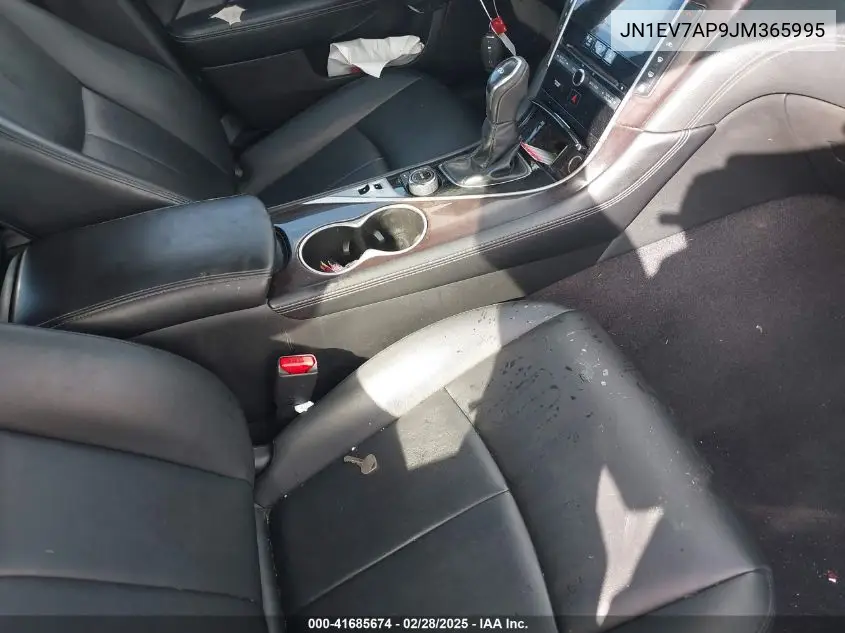 2018 Infiniti Q50 3.0T Luxe VIN: JN1EV7AP9JM365995 Lot: 41685674
