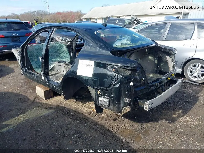 2018 Infiniti Q50 3.0T Luxe VIN: JN1EV7AR0JM436826 Lot: 41772980