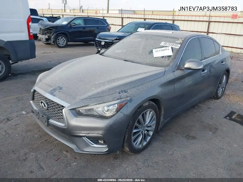 jn1ev7ap3jm358783 JN1EV7AP3JM358783 2018 Infiniti Q50 3.0T Luxe