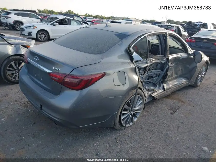 jn1ev7ap3jm358783 JN1EV7AP3JM358783 2018 Infiniti Q50 3.0T Luxe