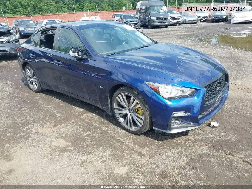 2018 Infiniti Q50 3.0T Sport VIN: JN1EV7AR6JM434384 Lot: 42602980