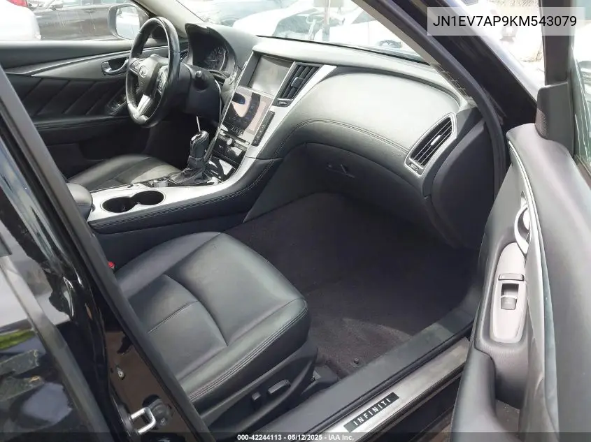 2019 Infiniti Q50 3.0T Luxe VIN: JN1EV7AP9KM543079 Lot: 42244113