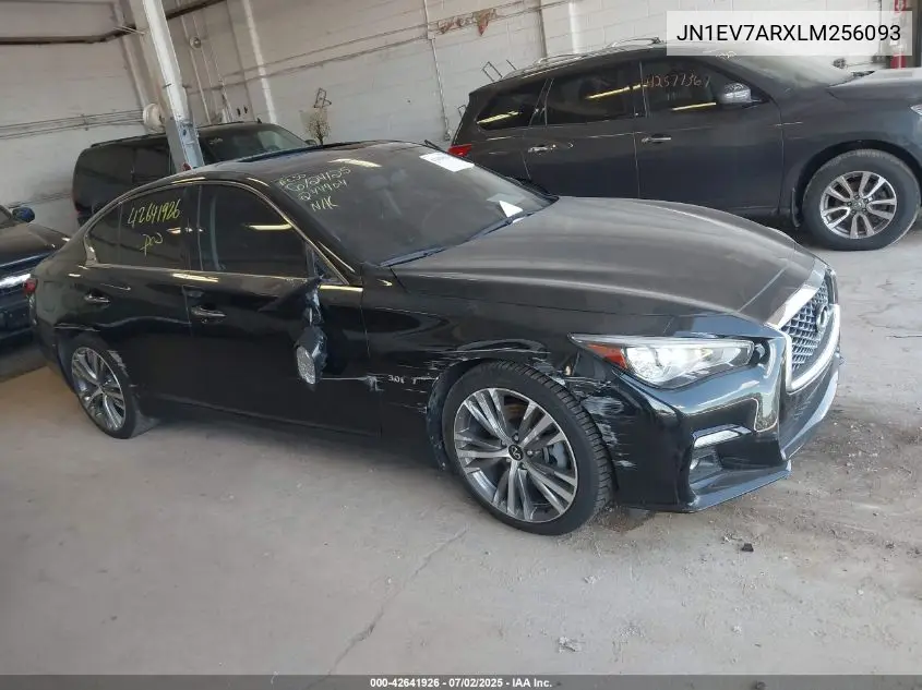 2020 Infiniti Q50 Edition 30 Awd/Luxe Awd/Pure Awd/Sport Awd VIN: JN1EV7ARXLM256093 Lot: 42641926