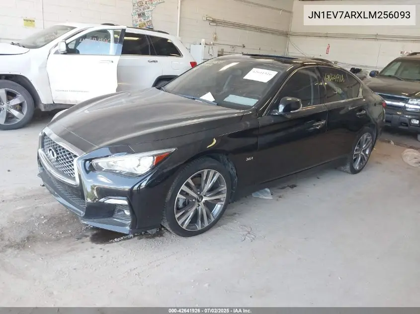 2020 Infiniti Q50 Edition 30 Awd/Luxe Awd/Pure Awd/Sport Awd VIN: JN1EV7ARXLM256093 Lot: 42641926
