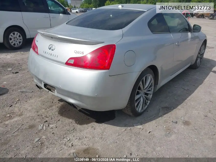 2014 Infiniti Q60 Premium/Sport VIN: JN1CV6EL1EM132773 Lot: 12336149