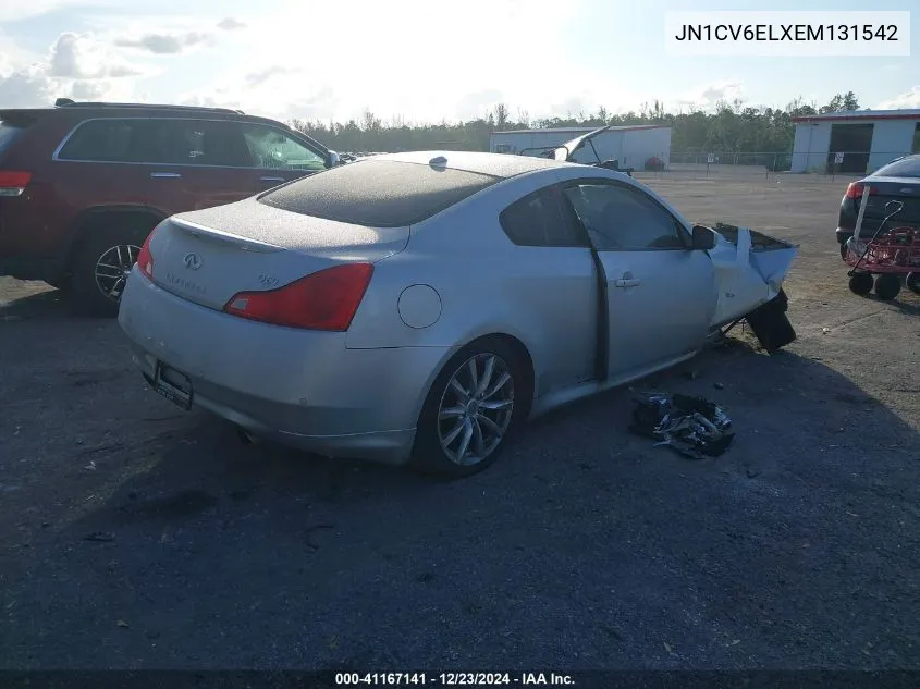 2014 Infiniti Q60 VIN: JN1CV6ELXEM131542 Lot: 41167141