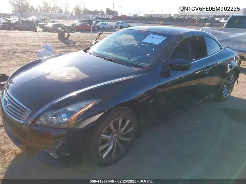 2014 Infiniti Q60 VIN: JN1CV6FE0EM902235 Lot: 41657446