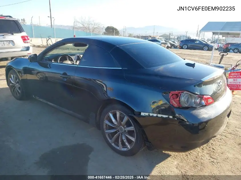 2014 Infiniti Q60 VIN: JN1CV6FE0EM902235 Lot: 41657446
