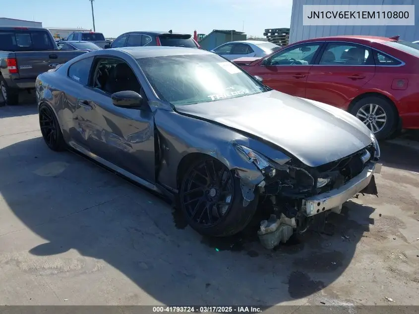 2014 Infiniti Q60 Journey VIN: JN1CV6EK1EM110800 Lot: 41793724