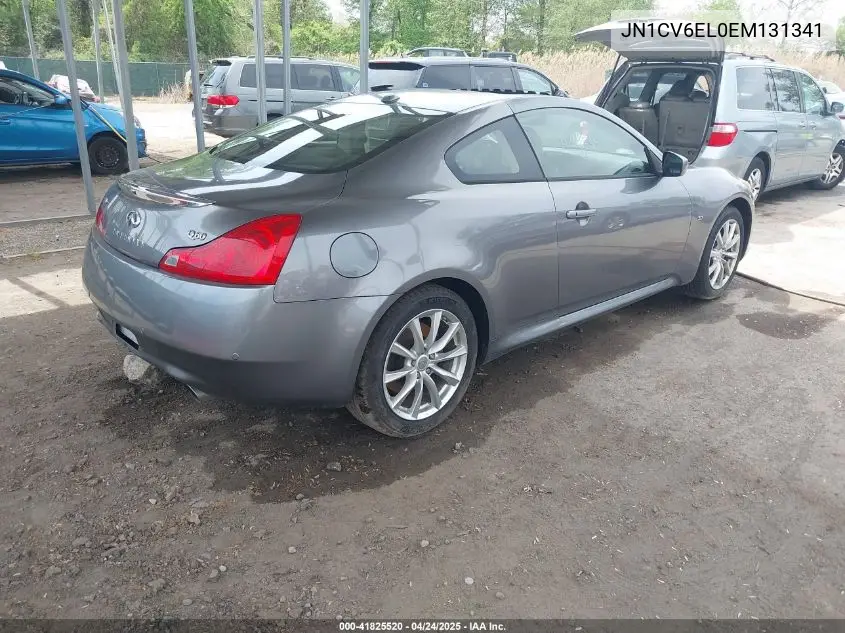 2014 Infiniti Q60 VIN: JN1CV6EL0EM131341 Lot: 41825520