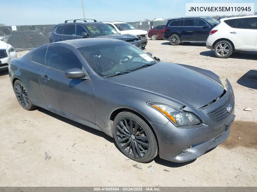 2014 Infiniti Q60 Journey VIN: JN1CV6EK5EM110945 Lot: 41855554