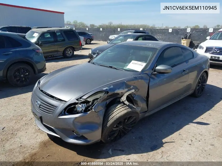 2014 Infiniti Q60 Journey VIN: JN1CV6EK5EM110945 Lot: 41855554