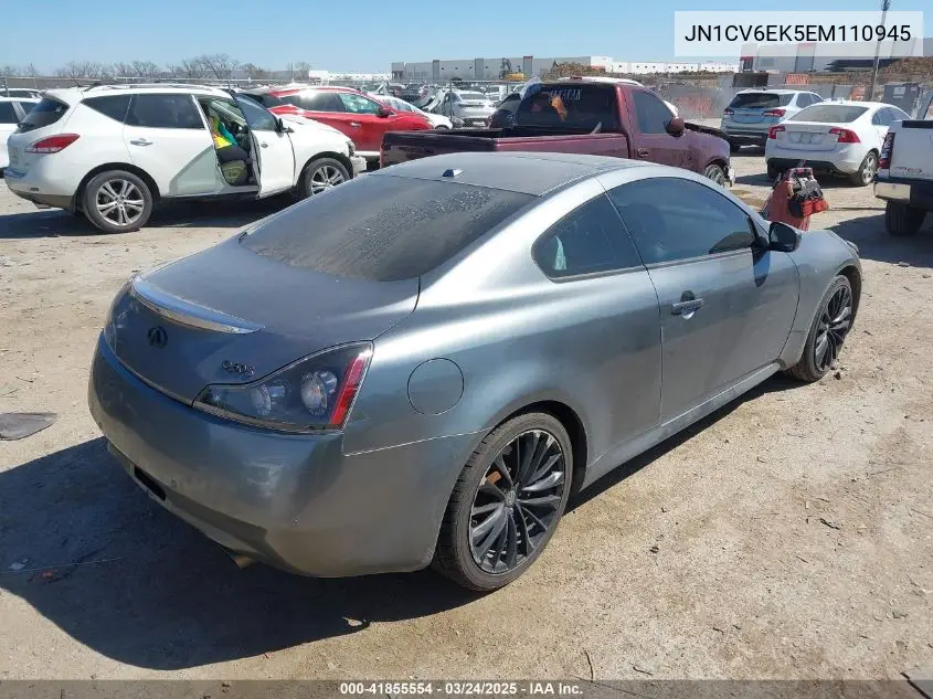 2014 Infiniti Q60 Journey VIN: JN1CV6EK5EM110945 Lot: 41855554