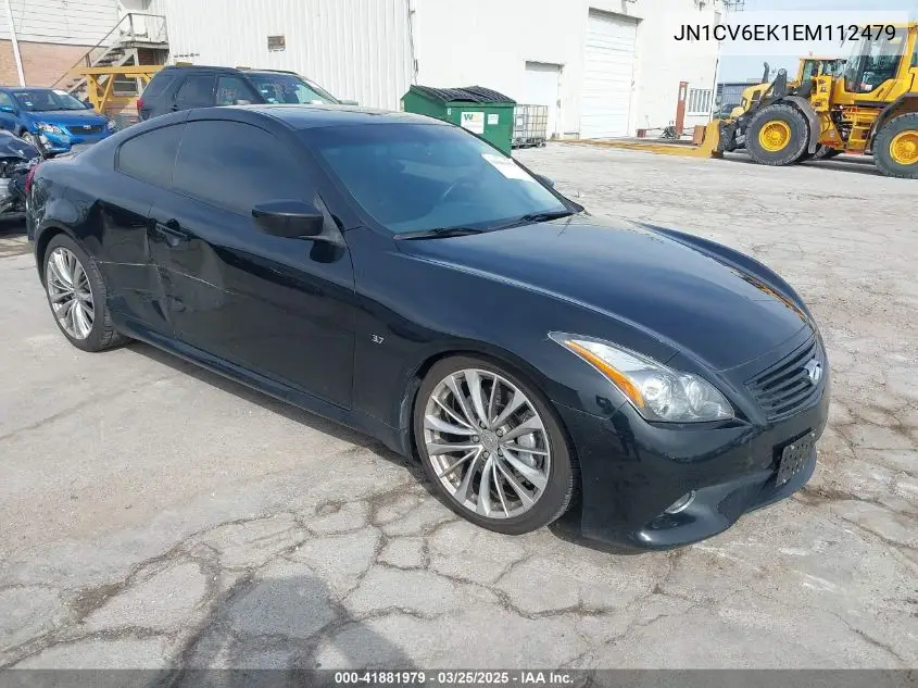 2014 Infiniti Q60 Journey VIN: JN1CV6EK1EM112479 Lot: 41881979