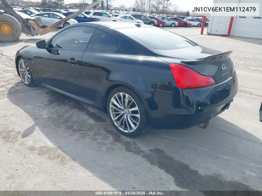 2014 Infiniti Q60 Journey VIN: JN1CV6EK1EM112479 Lot: 41881979