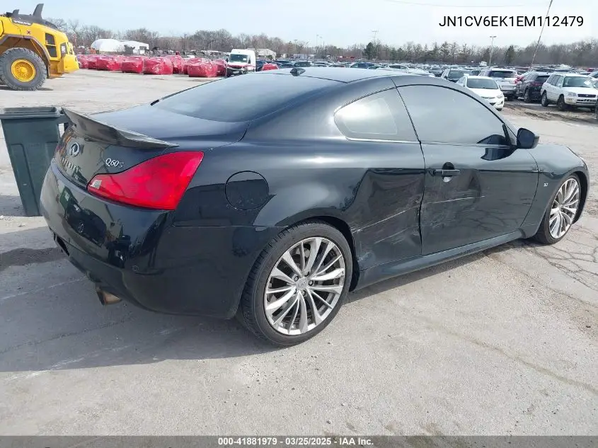 2014 Infiniti Q60 Journey VIN: JN1CV6EK1EM112479 Lot: 41881979