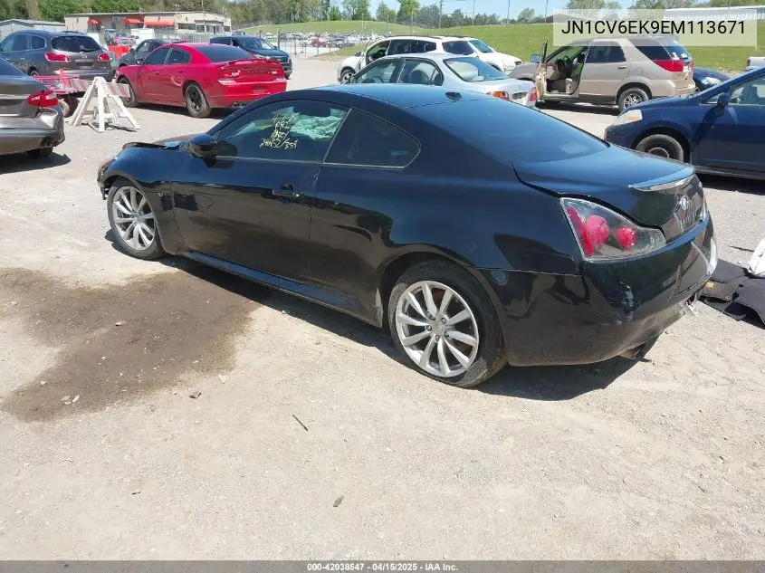 2014 Infiniti Q60 Journey/Sport VIN: JN1CV6EK9EM113671 Lot: 42038547