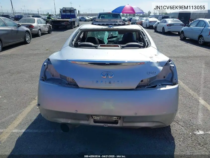 2014 Infiniti Q60 Journey VIN: JN1CV6EK9EM113055 Lot: 42083534