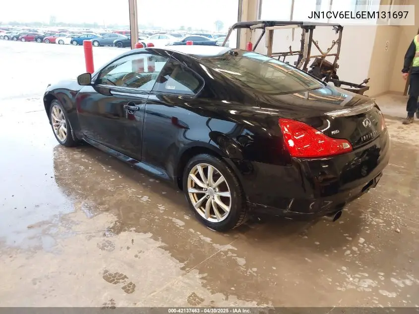 2014 Infiniti Q60 VIN: JN1CV6EL6EM131697 Lot: 42137463
